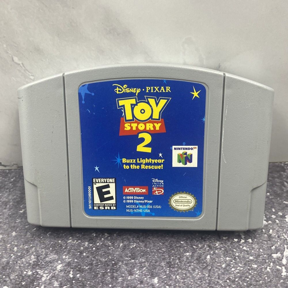 Toy Story 2 Buzz Lightyear To The Rescue N64 Nintendo 64 Cartridge Only